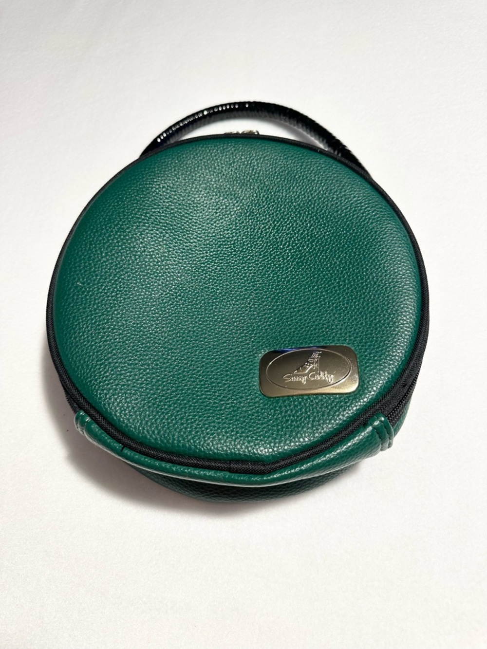 Sassy Caddy Emerald Green Round Golf Ball Top-Handle Purse Handbag - Picture 5 of 7